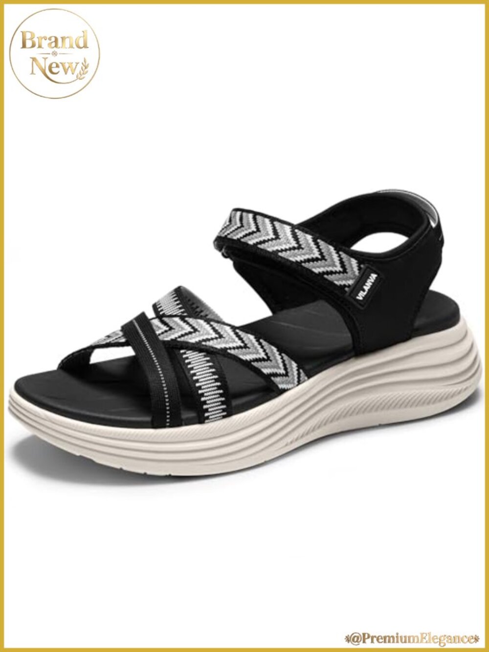 Platform Orthopedic Walking Sandals Arch Support Adjustable
